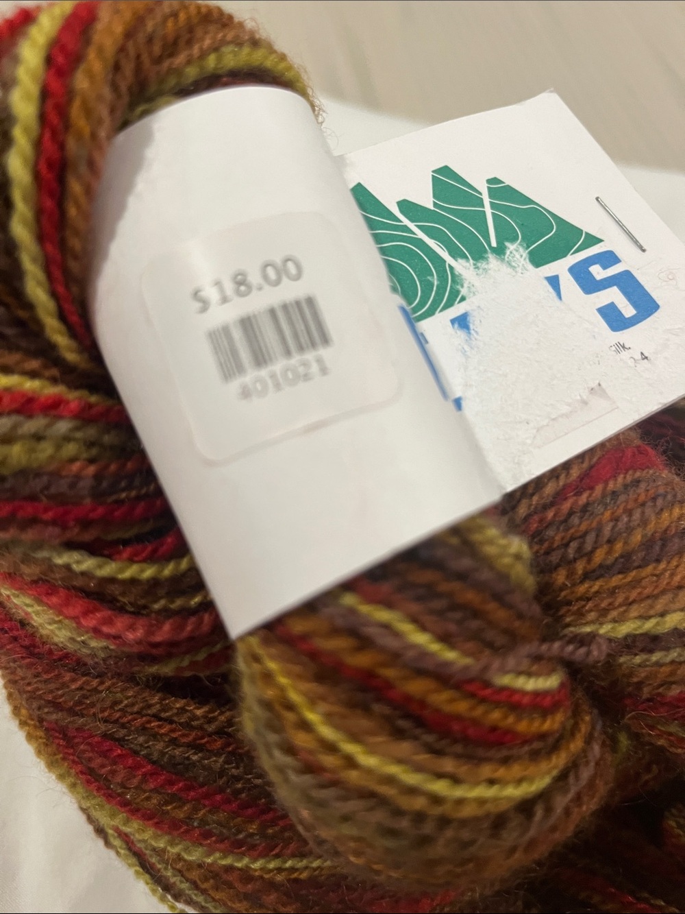 Hand-Dyed Multicolor Wool Yarn - Autumn Blend - Picture 3 of 3